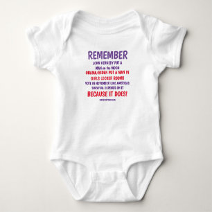 DENKEN SIE AN IHRE STIMME BABY STRAMPLER