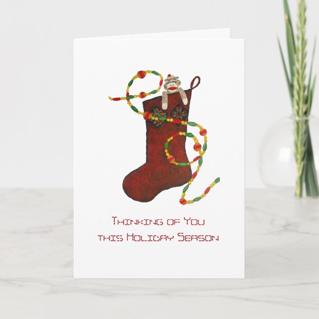 Denken Sie an Ihre Urlaubskarte Feiertagskarte (Vorderseite)