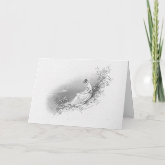 Denken Sie an Ihre Vintage Karte (Vorderseite)