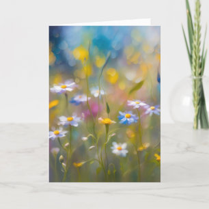 Denken Sie an Ihren Dreamy Wildblume Garden Karte