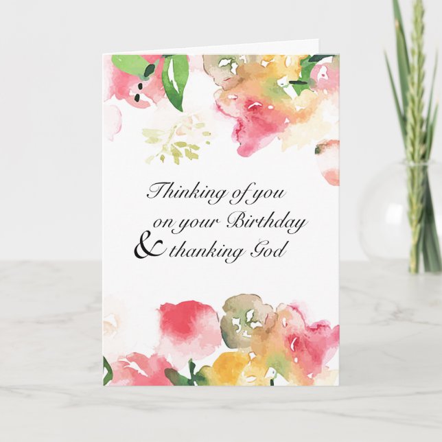 "Denken Sie an Ihren Geburtstag" Note Card (Vorderseite)