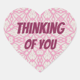 Denken Sie an Ihren Herzkleber Herz-Aufkleber