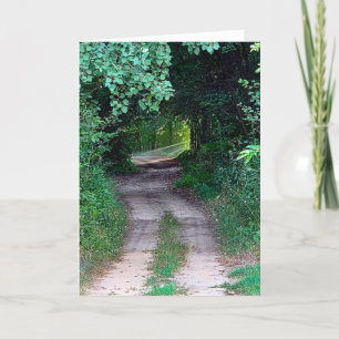 Denken Sie an Ihren trostlosen Waldweg Karte