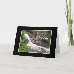 Denken Sie an Ihren Wasserfall Karte