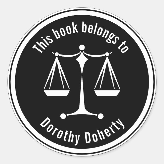 Denken Sie an Justiz - Aufkleber (Vorderseite)