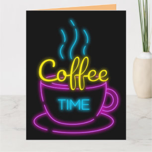 DENKEN SIE AN KAFFEE-KARTEN KARTE