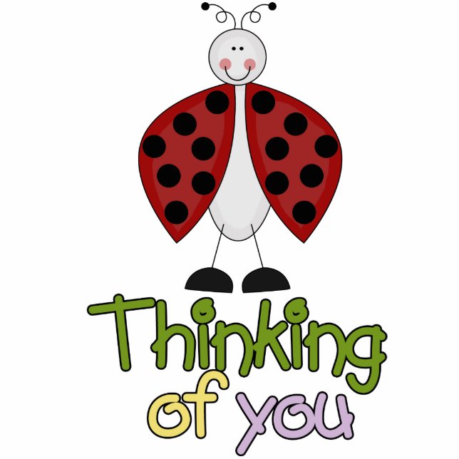 Denken Sie an Ladybug-Skulptur Freistehende Fotoskulptur (Vorne)