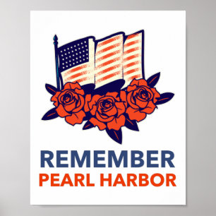 Denken Sie an Pearl Harbour Poster