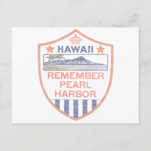 Denken Sie an Pearl Harbour Postkarte