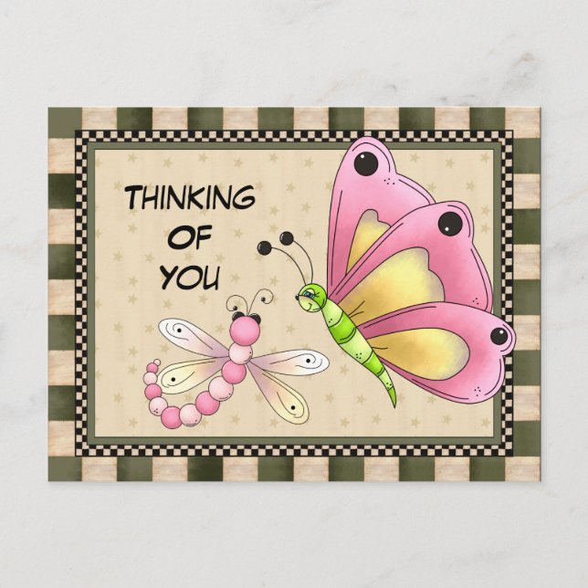 Denken Sie an Postkarte (Vorderseite)