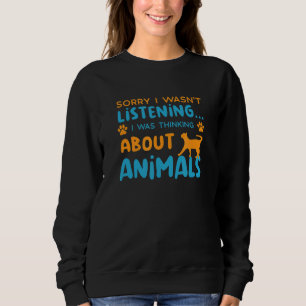 Denken Sie an Rettend Tierrettung Sweatshirt