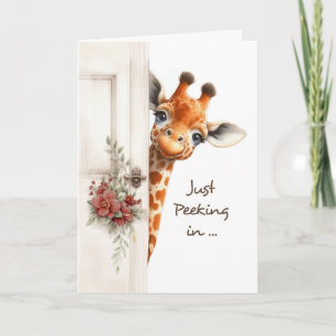 Denken Sie an Sie an Uni Giraffe Peking Around Karte