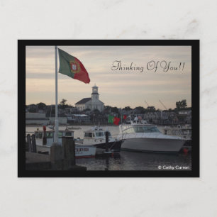 Denken Sie an Sie aus Provincetown, Massachusetts Postkarte