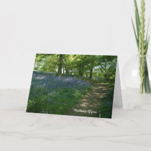 Denken Sie an Sie   Bluebell Woods Karte