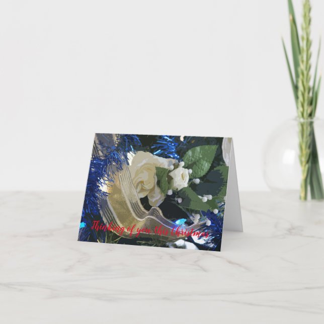 Denken Sie an Sie, dieses Weihnachten Karte (Vorderseite)