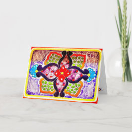 Denken Sie an Sie farbenfrohe Talavera mexikanisch Karte