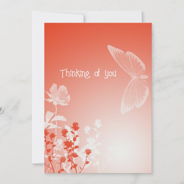 Denken Sie an Sie Feiertagskarte (Vorderseite)