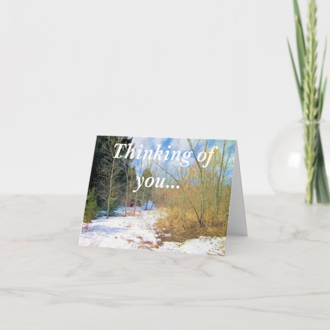 Denken Sie an Sie Karte (Vorderseite)