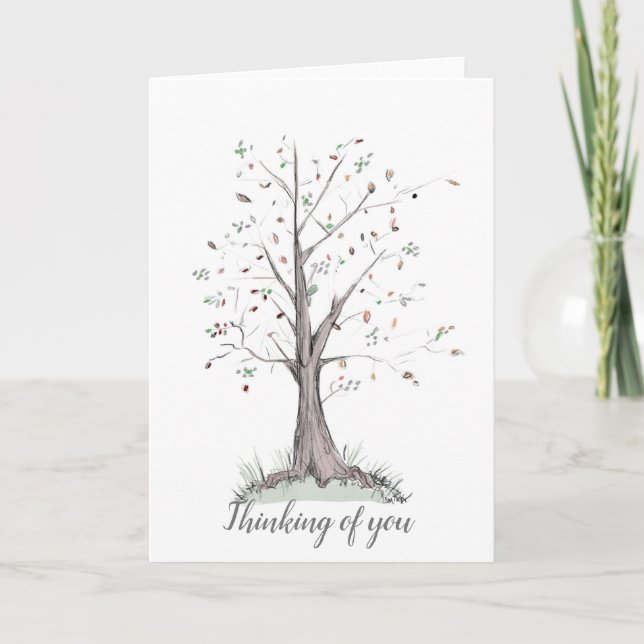 Denken Sie an Sie Karte (Vorderseite)