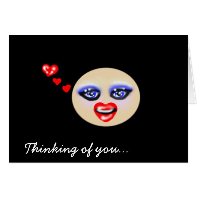 Denken Sie an Sie... Karte (Vorderseite (Horizontal))