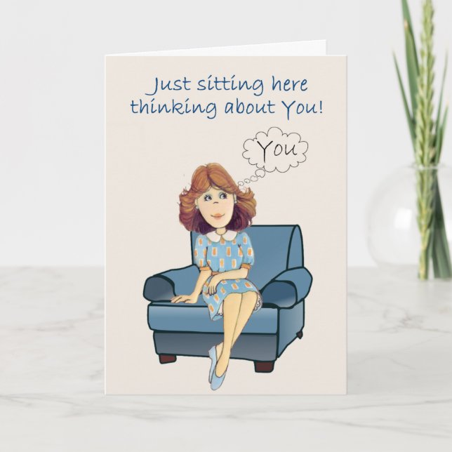 Denken Sie an Sie Karte (Vorderseite)