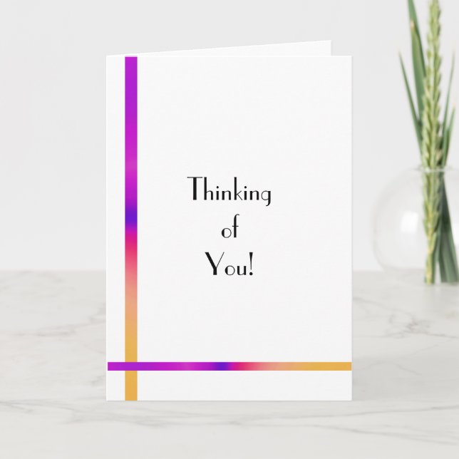 Denken Sie an Sie! Karte (Vorderseite)