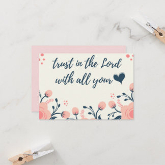 Denken Sie an Sie Karte