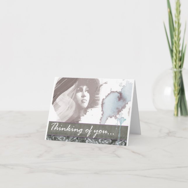 Denken Sie an Sie... Karte (Vorderseite)