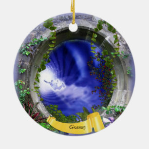 Denken Sie an Sie Keramikornament