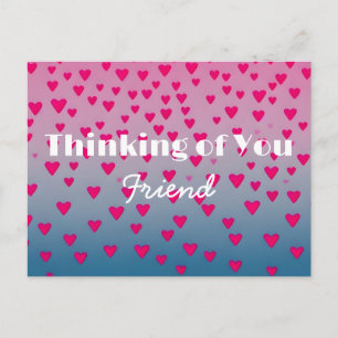 Denken Sie an Sie My Friend Postcard Postkarte