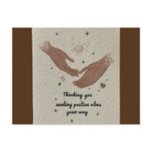 "Denken Sie an Sie - Positive Vibes Your Way"