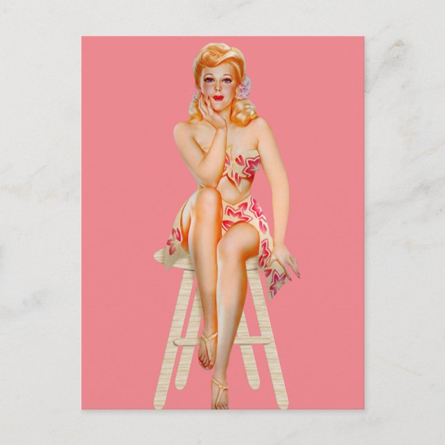 Denken Sie an Sie! Postkarte (Vorderseite)