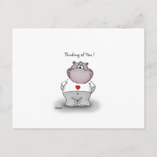 Denken Sie an Sie Postkarte