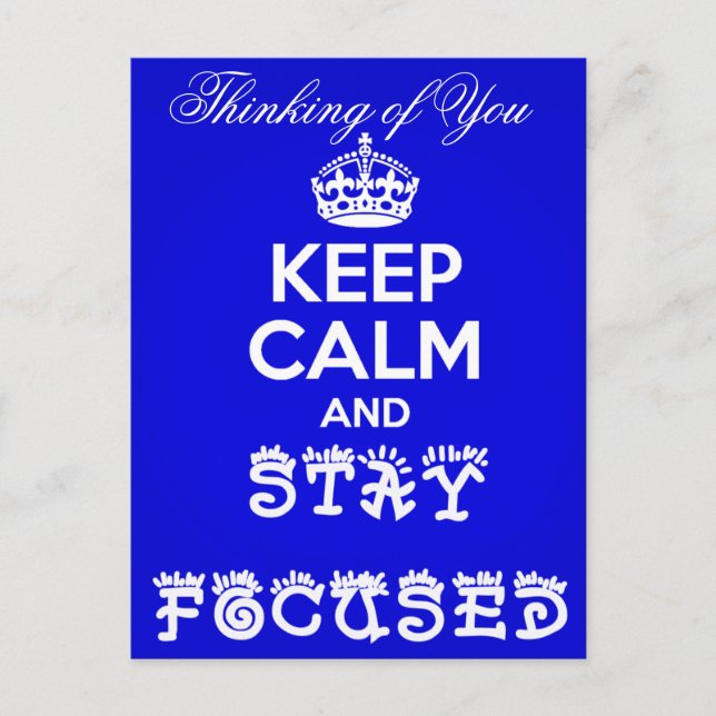 Denken Sie an Sie_ Postkarte (Vorderseite)