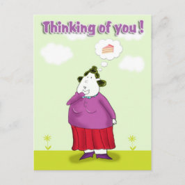 Denken Sie an Sie Postkarte