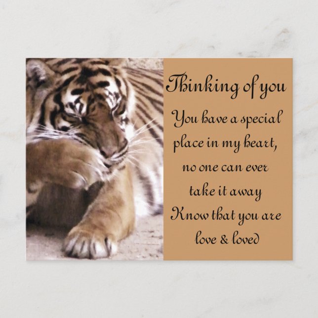 Denken Sie an Sie_ Postkarte (Vorderseite)