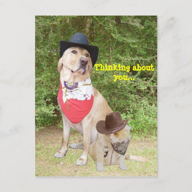 Denken Sie an Sie Postkarte (Vorderseite)