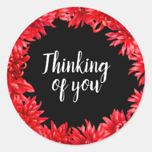 Denken Sie an Sie Runder Aufkleber