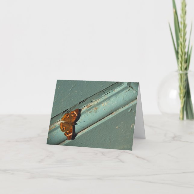 Denken Sie an Sie/Sympathiekarte mit Schmetterling Karte (Vorderseite)