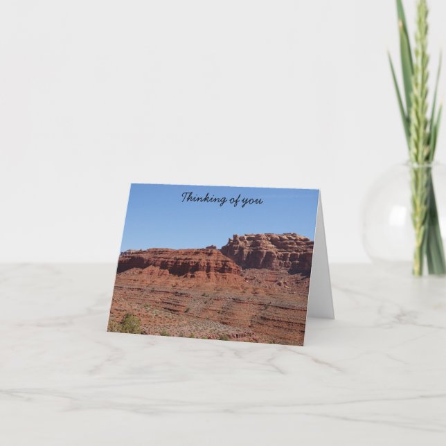 Denken Sie an Sie - Tal der Götter Dankeskarte (Vorderseite)