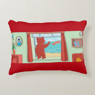 Denken Sie an Sie Teddy Bär Vermisst Sie Niedliche Zierkissen