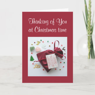Denken Sie an Sie zu Weihnachten Sympathy Card
