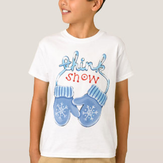 Denken Sie an Snow Mittens T-Shirt