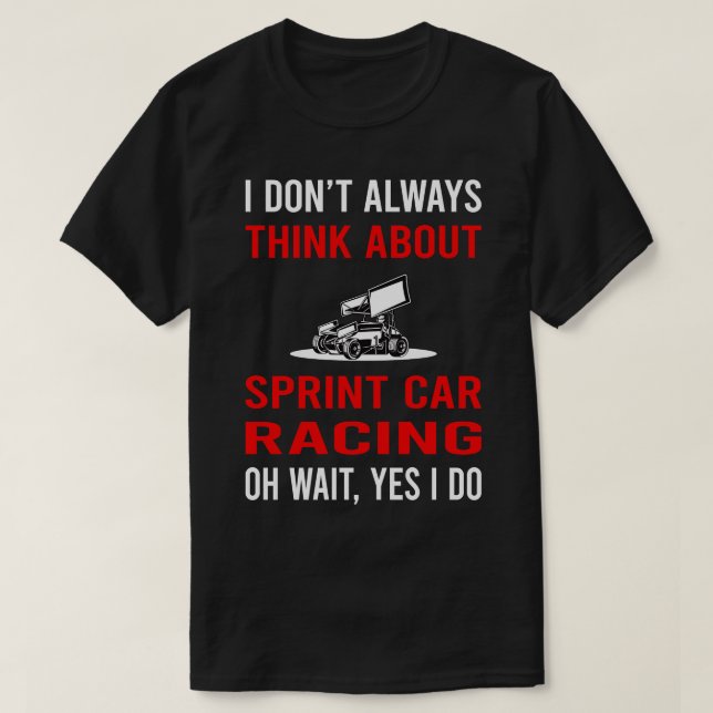 Denken Sie an Sprint Racing T-Shirt (Design vorne)