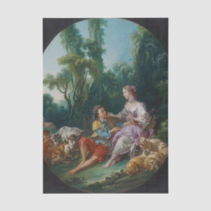 Denken sie an Trauben von Francois Boucher Seidenpapier