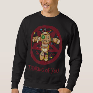 Denken Sie an Voodoo Doll Satanic Pastel Goth Ha Sweatshirt