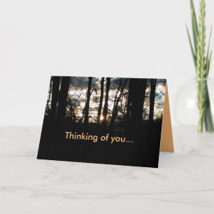 Denken Sie an Wintersonne Karte