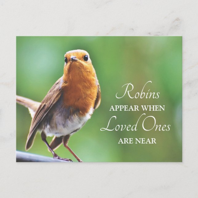 Denken Sie | Beileid Condolence Postkarte (Vorderseite)