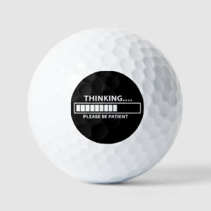 Denken Sie bitte warten T - Shirt Golfball