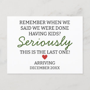 Denken Sie daran, als wir sagten, wir haben eine S Postkarte